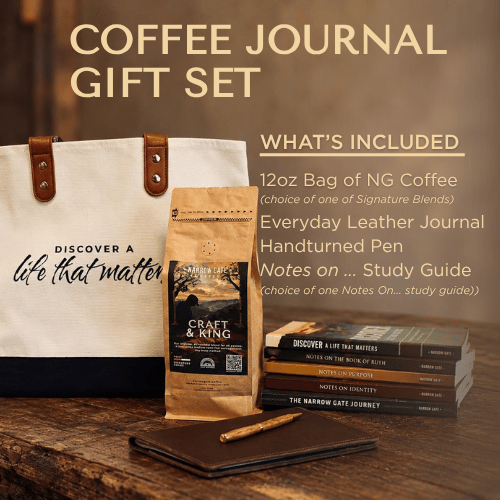 Coffee, Journal & Study Gift Set