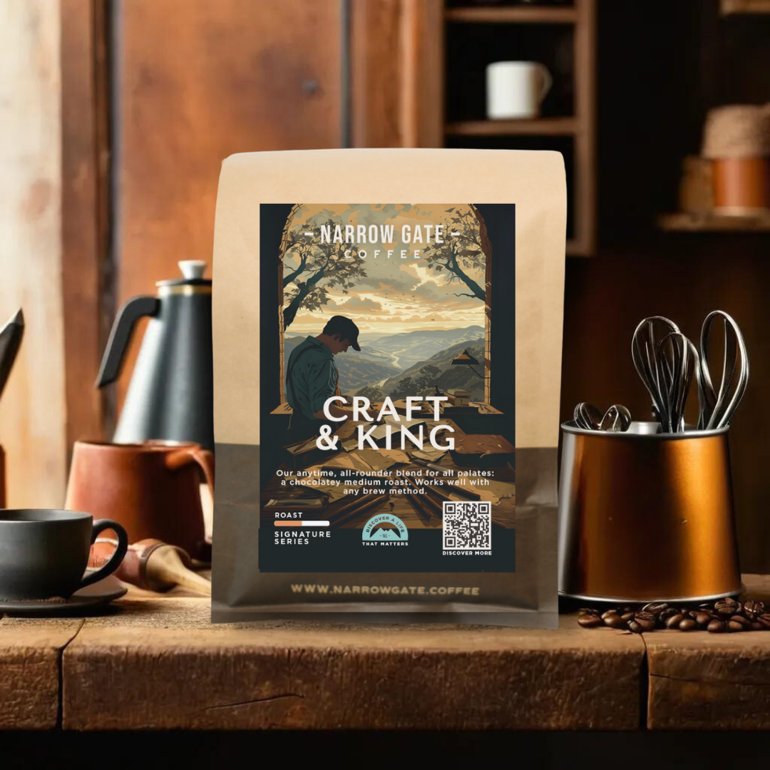 Craft & King Blend Balanced, Versatile Coffee Rooted in Purpose