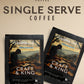 10 Pack of Single Serve Coffee with Travel Bag